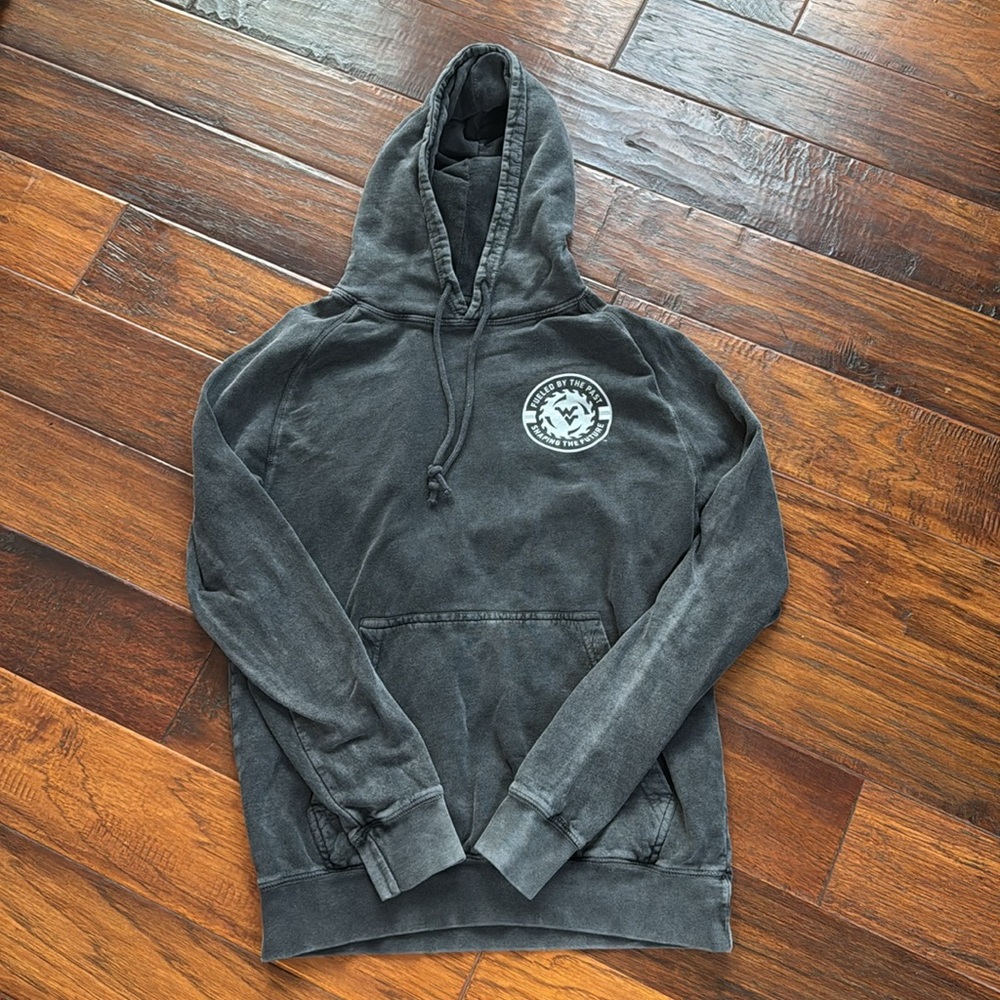 WVU Built on Bravery hoodie. Worn at the Coal Mining Game! - Picture 3 of 5